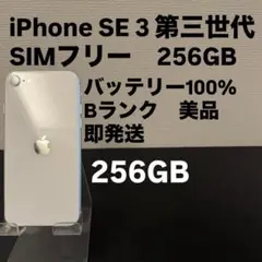 即発送　美品 256GB Apple iPhone SE 3 第三世代 SE3