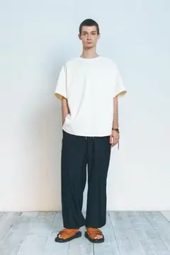 THE RERACS（ザ・リラクス）23SS オーバーサイズ Tシャツ/ホワイト