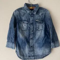美品DIESELデニム長袖シャツ24M