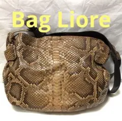 Bag Liore パイソン ショルダーバック