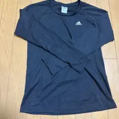 adidas ブラック ロングスリーブジャージ XS