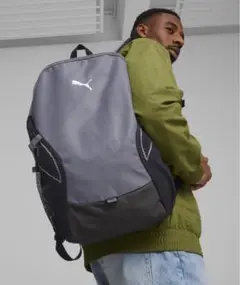 Puma メッシュリュック グレー/ブラック