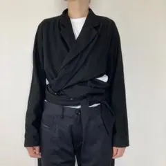 古着 コムデギャルソン デザインJKT tricot ウールJKT ギャルソン