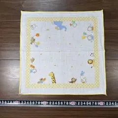 動物柄 コットンハンカチ 062