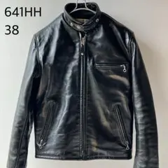 【極美品】schott ライダースジャケット　シングル　641HH　馬革 Schott N.Y.C ショット 馬革 シングルライダース 641HH 【USA