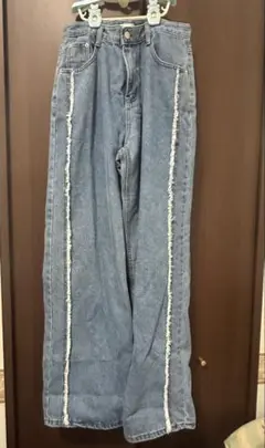 STUDIO GRAY ワイドレッグデニム ライトブルー