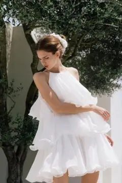 THE TOÉ Hesiod Frills Dress THE TOE