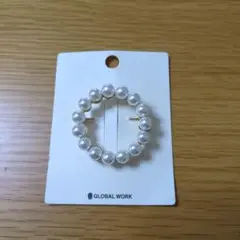 グローバルワーク　パールブローチ