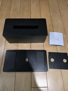 山崎実業 tower マグネットティッシュケース タワー ブラック