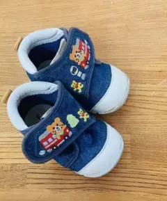ミキハウス消防車刺繍miki houseキッズシューズ 11.5cm その他2足