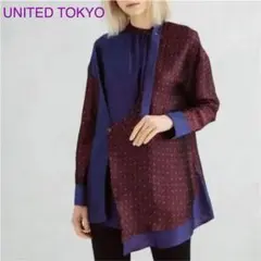 新品 UNITED TOKYO ユナイテッドトウキョウ クレストジャガードシャツ