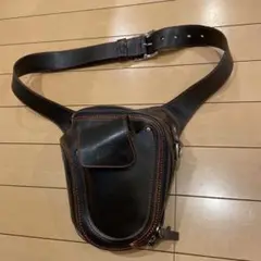 HYOD×GAHO LEATHER HIP BAG-TYPE-C ヒョードー HYOD×GAHO LEATHER WALLET＆ HIP BAG | ALDANA RIDE RIDE RIDE STORE