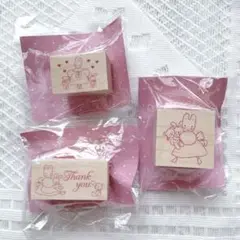 ARomantic スタンプ　3こセット　マロンクリーム　サンリオ　はんこ