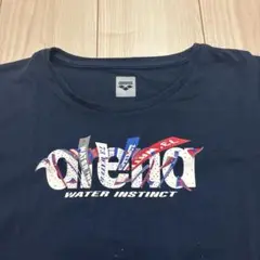 arena アリーナ　半袖　Tシャツ　ネイビー　スポーツウェア
