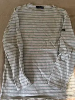 SAINT JAMES ストライプ 七分袖カットソー ML