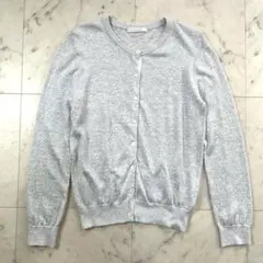 美品♪マカフィー　トゥモローランド ラメ　シルバー　カーディガン　S