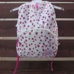 べべ キッズ リュックサック いちご柄 遠足 アウトドア bebe