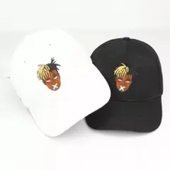 帽子 xxxtentacion 17 cap Authentic XXXTENTACION 17 Gray Adjustable Dad Baseball Cap