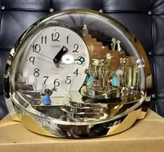 未使用　置時計　CITIZEN　シルエットロマンス 677　金色　飾り時計