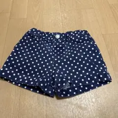 GLOBAL WOR 水玉模様 ショートパンツ M