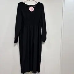 しまむら まいまい 黒ワンピース