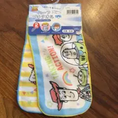 新品未使用トイストーリー ハーフタオル 2枚セットガーゼハンカチ幼稚園保育園児