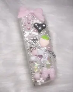 アイコス イルマi デコケース ピンク×白