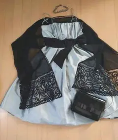 フォーマルドレス パニエ ボレロ付き