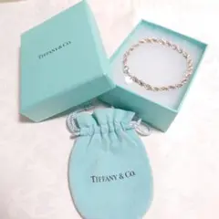 【極美品】TIFFANY ティファニー スクリュー ブレスレット 925/750