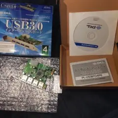 USB 3.0 PCIeインターフェースボード PL-US3IF04PE