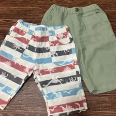 ⭐︎週末お値下　ハーフパンツ2枚セット　120サイズ