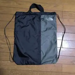 THE NORTH FACE ドローストリングナップサック ブラック/グレー