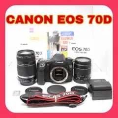 ❤️Canon EOS 70D❤️Wi-Fi搭載❤️便利な近〜中距離レンズ❤️
