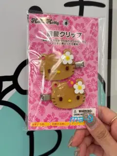 sanrio サンリオ トコナツバケーション 日焼け キティ 前髪クリップ