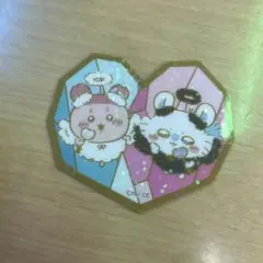 ちいかわ　キラキラダイカットステッカー　古本屋　モモンガ