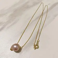 ピンク系 パールネックレス