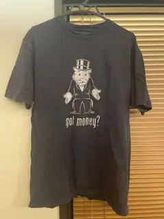 古着 モノポリー MONOPOLY Tシャツ ネイビー XL