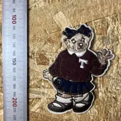 クマのキャラクター刺繍ワッペン
