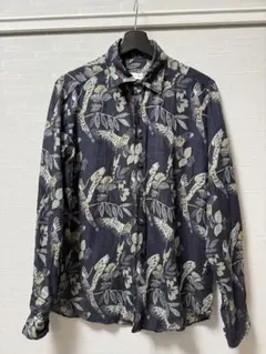 ETRO エトロ 総柄シャツ 長袖 メンズ Mサイズ相当（イタリア製）