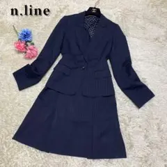 【良品】nline Precious 佐々木希 スカートスーツ ネイビー