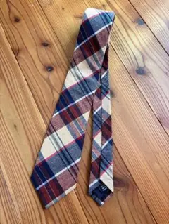 BROCKLEHURST コットンチェック柄ネクタイ BEAMS F