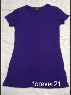 forever21 パープル ティーシャツ