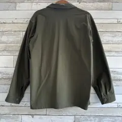 ミリタリーシャツジャケット オリーブグリーン