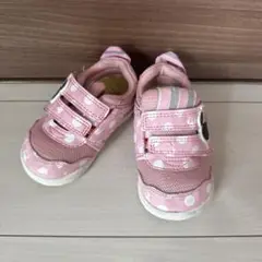 ディズニー　ミニー　ベビーシューズ ピンク