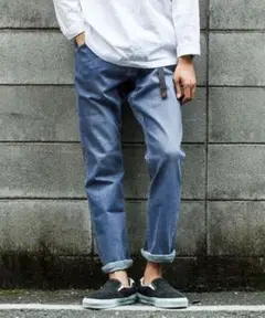 新品同様 グラミチ アーバンリサーチ別注 ナローストレッチ デニムパンツ M