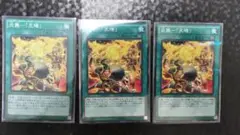 遊戯王 炎舞 天キ スーパー 1枚　ノーパラ2枚　Y36