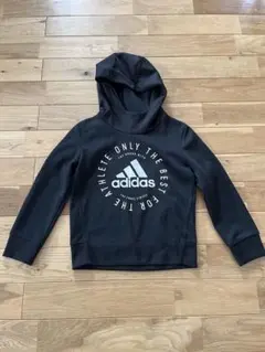 アディダス　adidas フード付き パーカー ジャージ　120cm