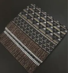 正絹袋帯 逸品 ウロコ柄 モダン6通