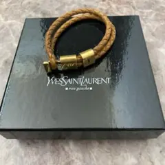 YSL イヴサンローラン レザーブレスレット