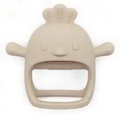 新品★かみかみチキン 歯固め ベビー ひよこ シリコン ベージュ